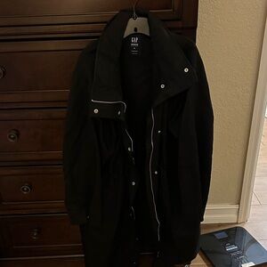 GAP Women's Black Trench Coat